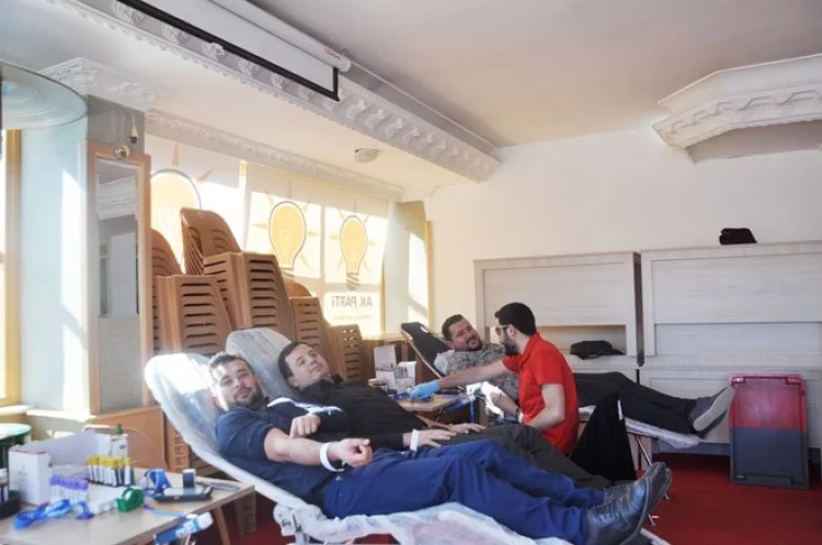 Korkuteli'den Depremzedelere Kan Bağışı