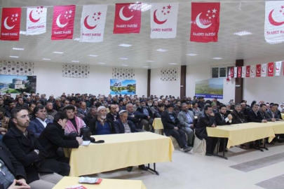 Saadetten küçükköyde görkemli tanıtım