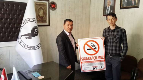 Sigara Yasağı Levhaları dağıtımı sürüyor