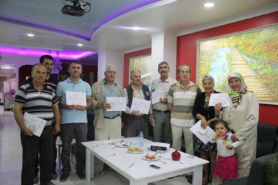 Arıcılar sertifikalarını aldılar