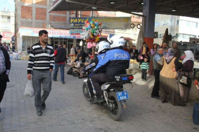 Toplum Destekli Polis Pazar yerinde çalışma yaptı