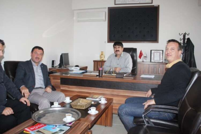 Esnaf Odası Halk Eğitim’i ziyaret etti