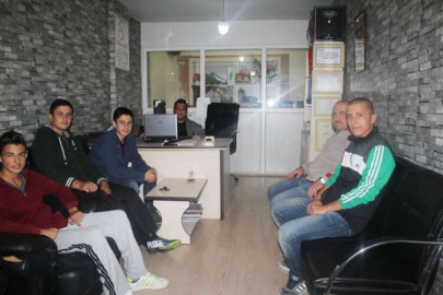 Yaylalı Akrepler gazetemizi ziyaret etti