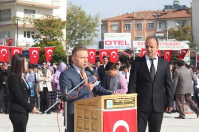 Kaymakam ilk kez Hitap etti