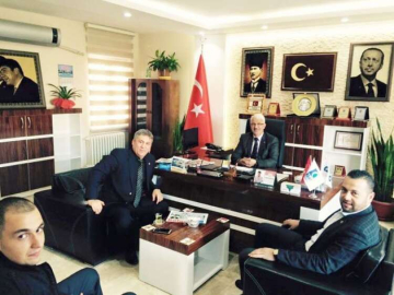 Usta gazeteciden Karaceliloğlu’na ziyaret