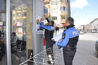Toplum Destekli polis Pazar yerinde çalışma yaptı