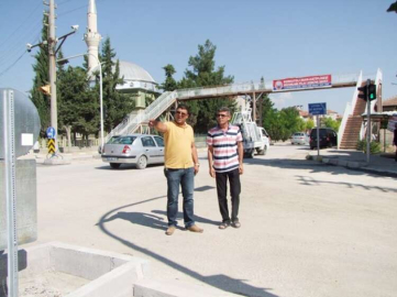 Sinyalizasyonlu Kavşak çalışması tamam
