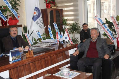 Yıldız ve kurmayları Bilgiç’i ziyaret etti