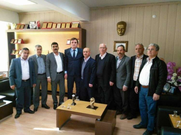 Yeni yönetimden Gökce’ye ziyaret