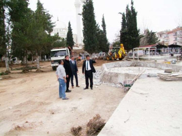 Park çalışmaları devam ediyor