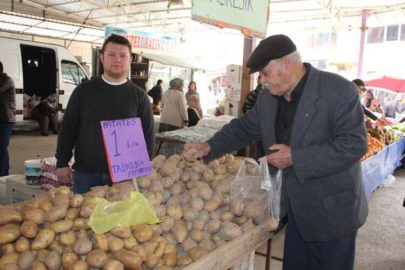 Patates depoda kaldı