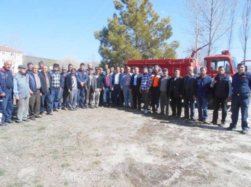  Kızılcadağ İtfaiye ekibine kavuştu