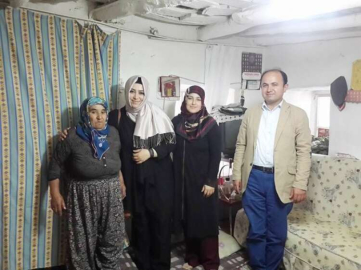 Çelik ev ziyaretleri yaptı