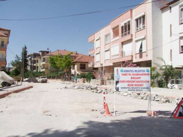 632. ve 636. sokakta çalışmalar devam ediyor