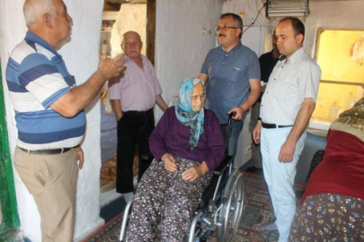 Bu kez sandalye yardımı yapıldı