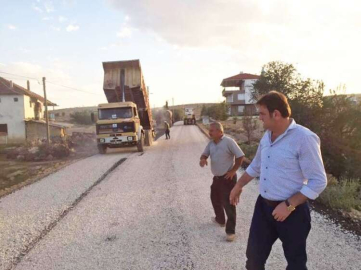 Gökce, “Asfalt çalışmalarımız devam ediyor”