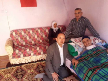 Yıldıran Taşkesiği’ ni ziyaret etti 