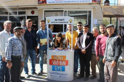 Karakaş “Hedef 500 bin üye” 