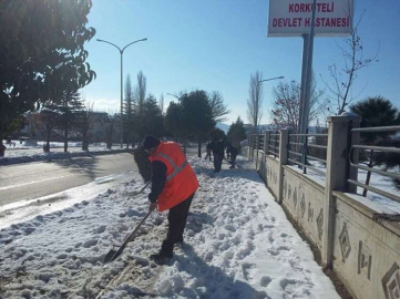 Karla mücadele devam ediyor