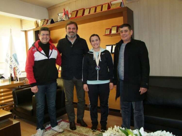 Erkış Başkan Gökce’yi ziyaret etti