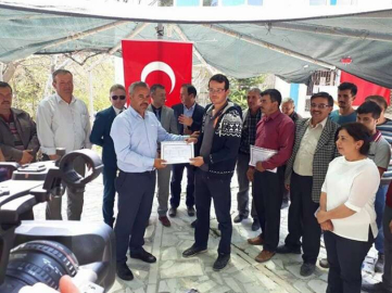 Biçerdöver operatörlüğü sertifikası verildi