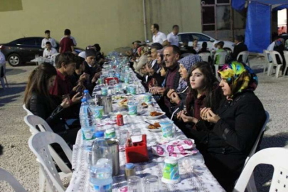 Tanrıkulu şehit yakınları ve  gaziler ile iftarda buluştu