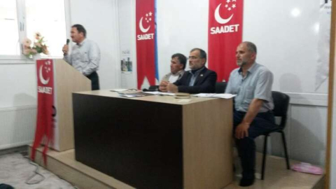 Saadet Partisi ilçe divanını gerçekleştirdi