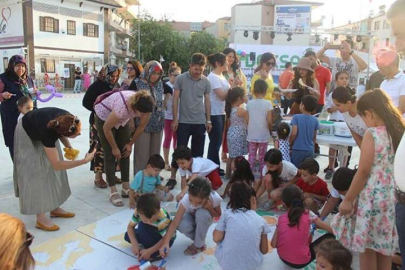 Resim fırçaları bu kez minik ellere emanetti