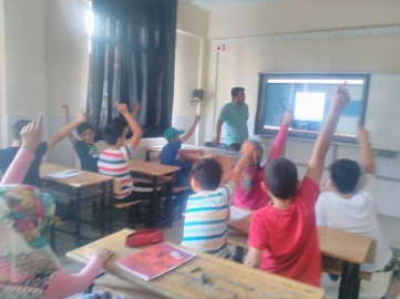 “CUMHURİYET İMAM HATİP ORTAOKULUNDA  DURMADAN , EĞİTİME DEVAM”