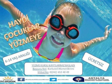 HAYDİ ÇOCUKLAR YÜZME  BİLMEYEN KALMASIN!