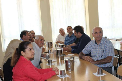 Hasan Çakmak için veda yemeği verildi