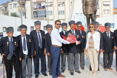 CHP’den gazilere çiçek