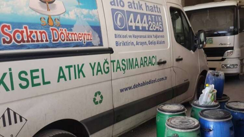 Korkuteli Belediyesi atık yağ topluyor