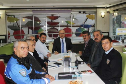 Emniyet huzur toplantılarına başladı