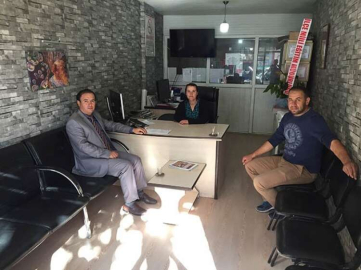 Yıldız gazetemizi ziyaret etti