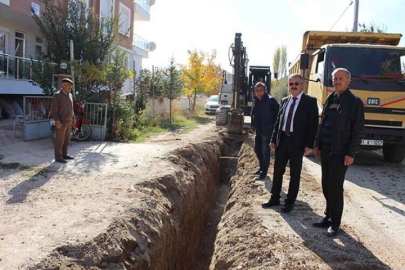 Büyükşehir kanalizasyona başladı