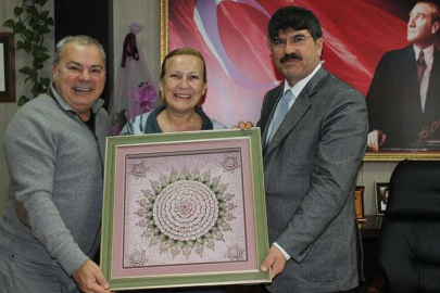 Halk Eğitime hayırsever ziyareti