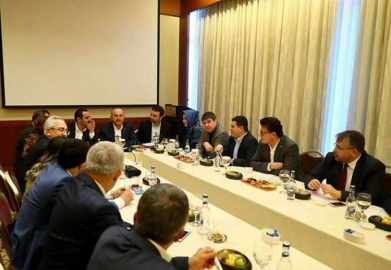 Yıldıran İlçe Başkanları  toplantısına katıldı