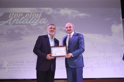 Korkuteli Saadete teşekkür belgesi
