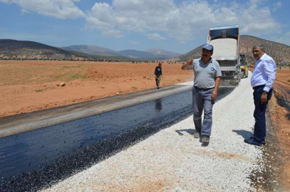 Büyükşehir’den Korkuteli’de asfalt çalışması