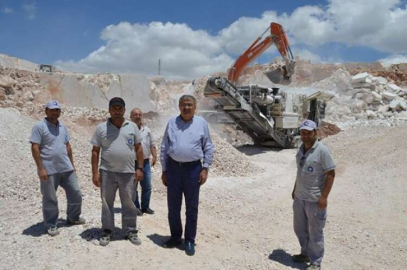 Akdemir konkasör incelemesi yaptı
