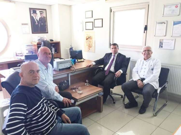 Çimşit Yaşam Hastanesini ziyaret etti