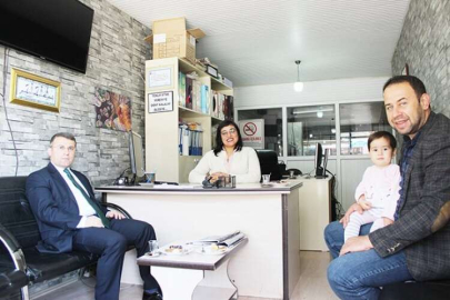Kaymakam Çimşit gazetemizi ziyaret etti