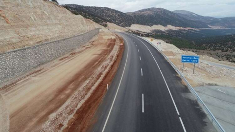 Korkuteli - Elmalı yolu trafiğe açıldı