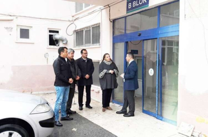 Çimşit eski hastaneyi ziyaret etti