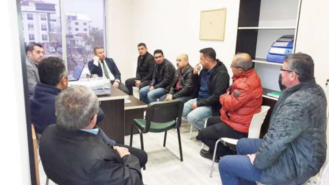 Kaymakam Çimşit otogarı ziyaret etti