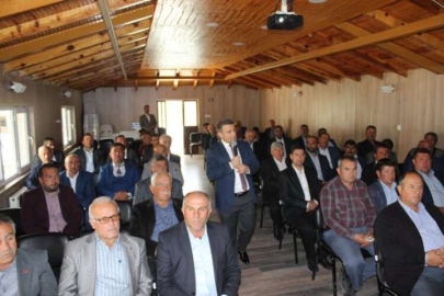 Kaymakam ve müftü muhtarlar ile bir araya geldi
