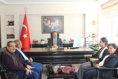 Damızlık Koyun Keçi Yetiştiricileri  Birliği Çimşit’i ziyaret etti