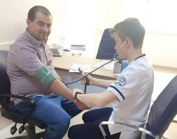 Hipertansiyon günü etkinliği yapıldı