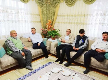 Kaymakam Çimşit Şehit  Ailelerini ziyaret etti